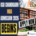 UBS Chandigarh MBA Admission 2026 Begins @ubs.puchd.ac.in; Apply By January 28